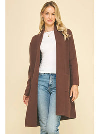Open Front Sweater Cardigan