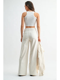 JBD Studded Palazzo Wide Leg Jeans