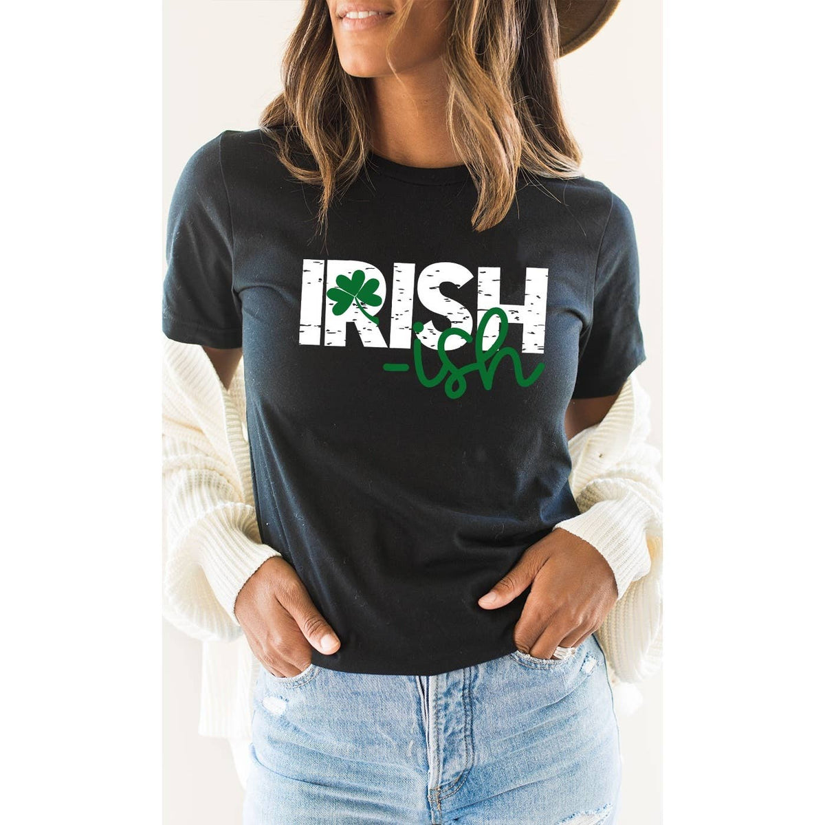 St. Patrick's Day Irish-ish Shamrock Lucky Tee