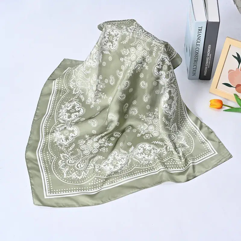 Western Bandana Silk Scarf