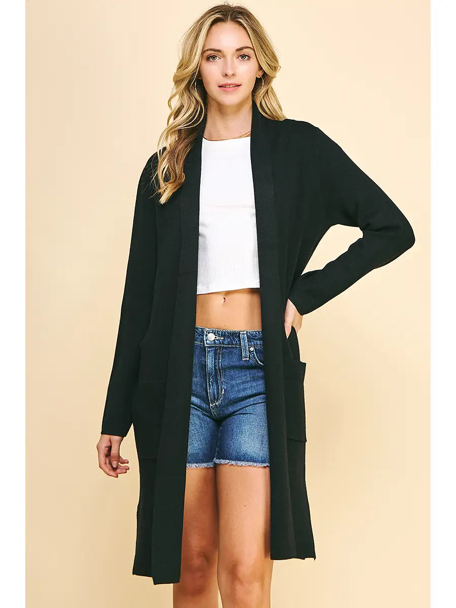 Open Front Sweater Cardigan
