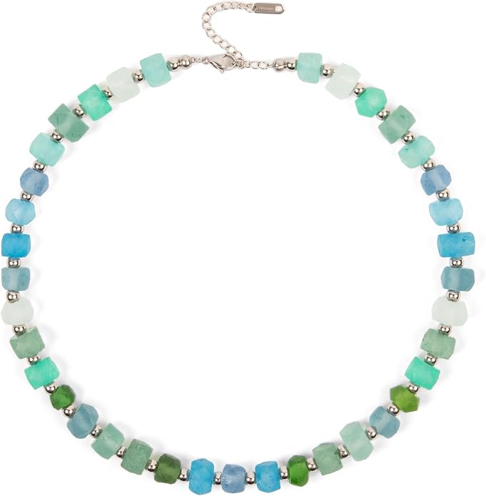 Sea Glass Beaded Necklace