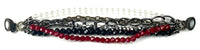 Multi Strand Bracelet W/Magnetic Clasp