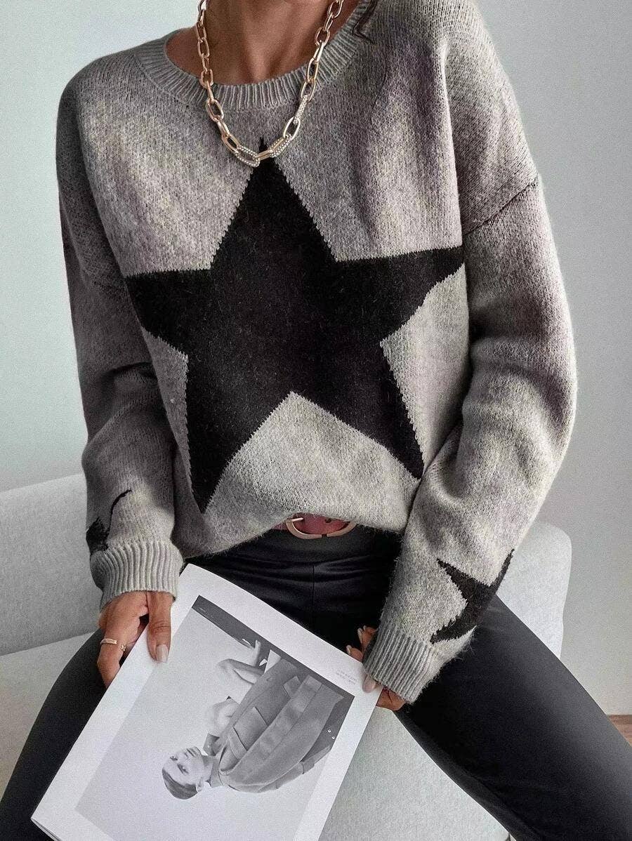 Star Pullover Sweater
