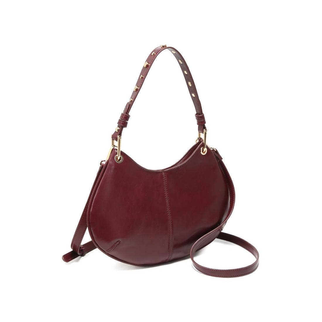 Nova Crossbody w/Studs -Wine