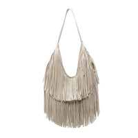 Stevie Hobo W/Fringe Cream