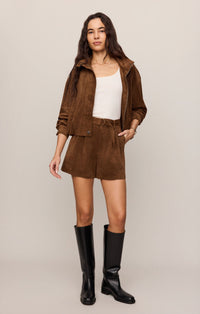 Z Supply Saddle Suede Short