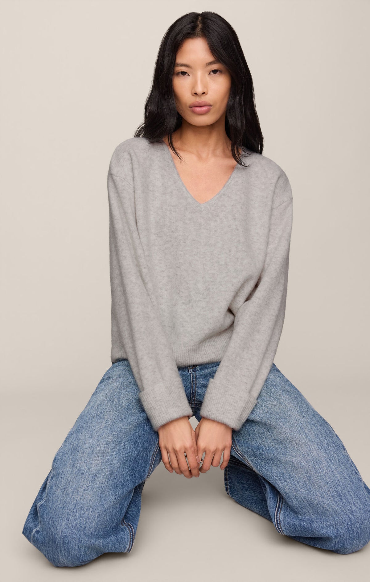 Z Supply Cerro Sweater-Feather Grey