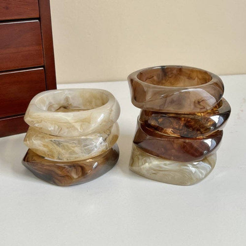 Geo Irregular Acrylic Bracelets
