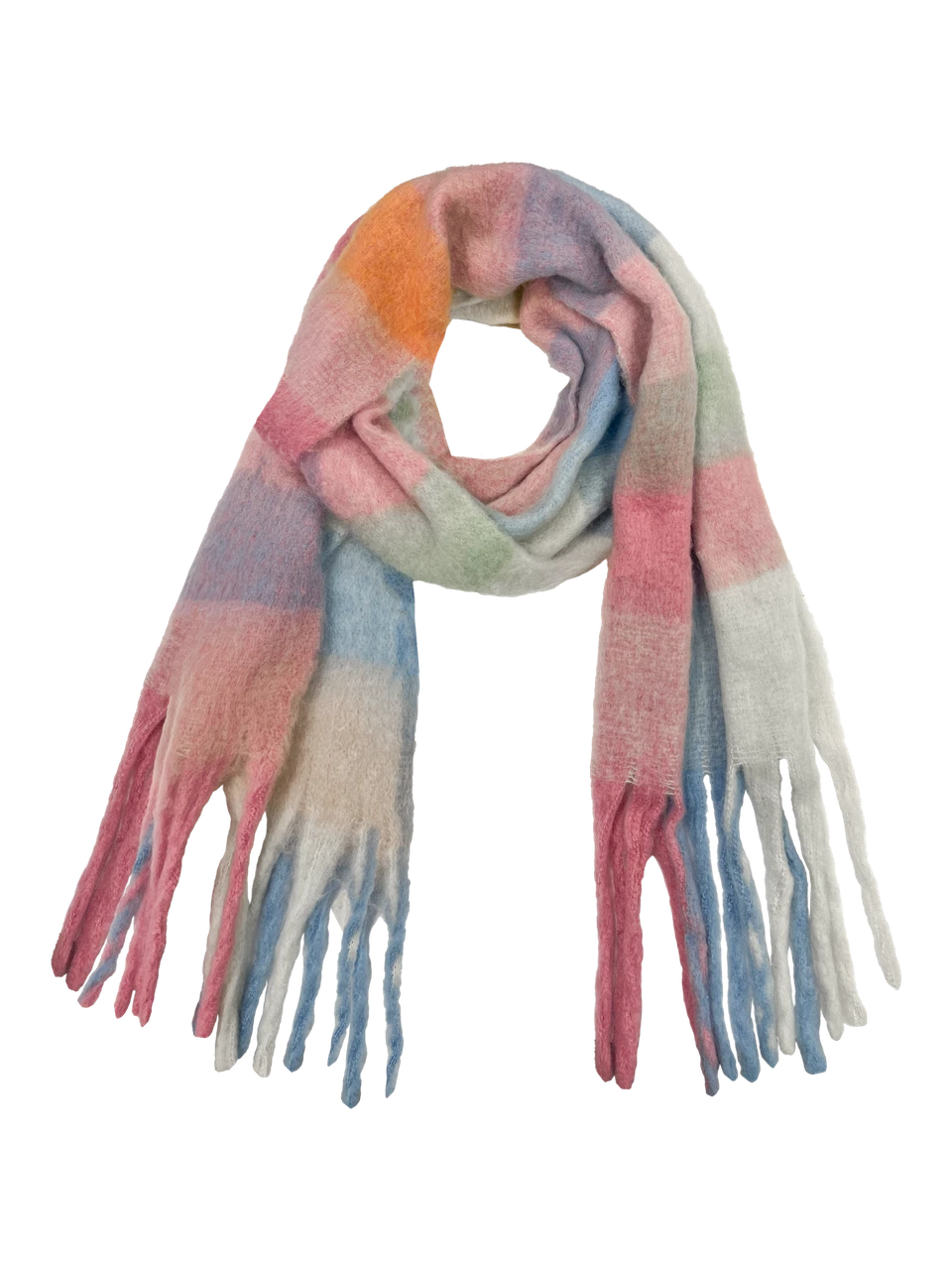 Color Pop Fun Fringe Scarf