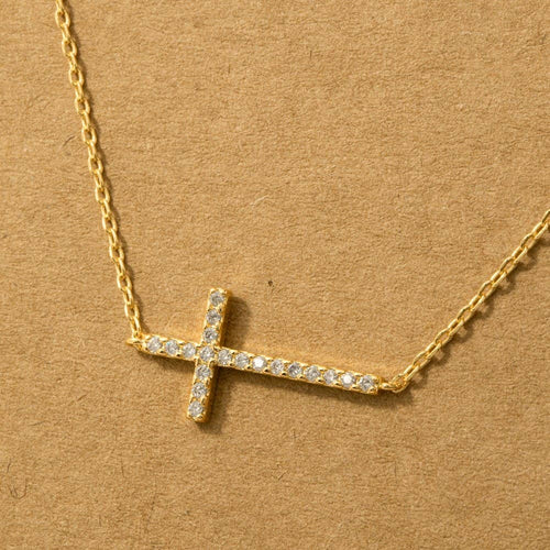Jewel Cross Pendant Necklace