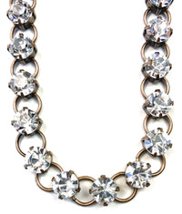 Bold Rhinestone Chain/Crystal Necklace