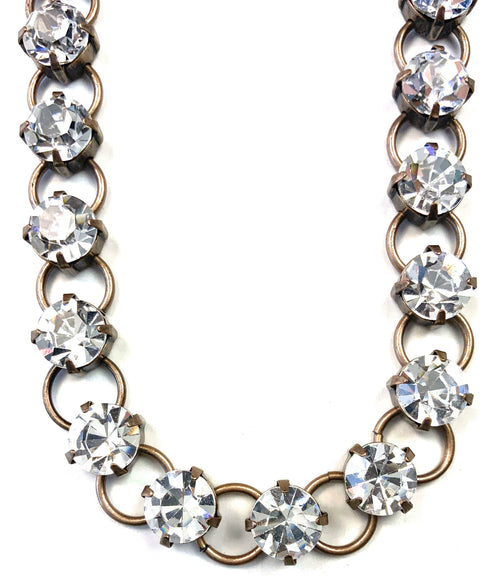Bold Rhinestone Chain/Crystal Necklace