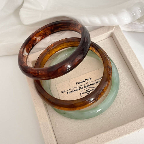 Resin Bangle Bracelet