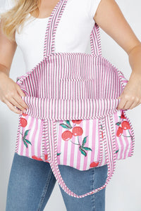 Reversible Quilted Tote Bag
