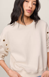 Axel Grommet Sweatshirt-Sandstone