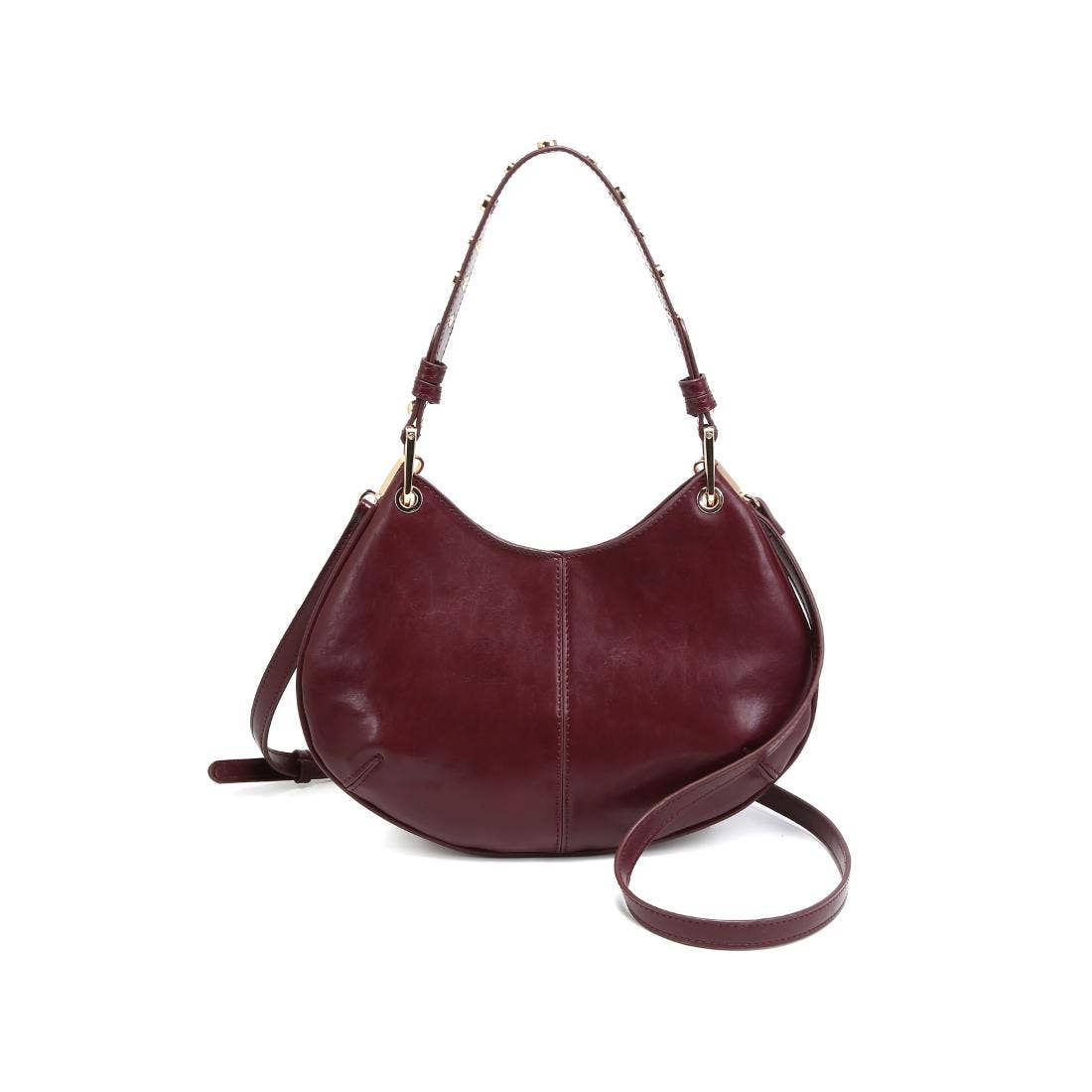Nova Crossbody w/Studs -Wine