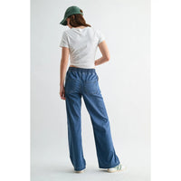 Wide leg Cinched Waist Pant