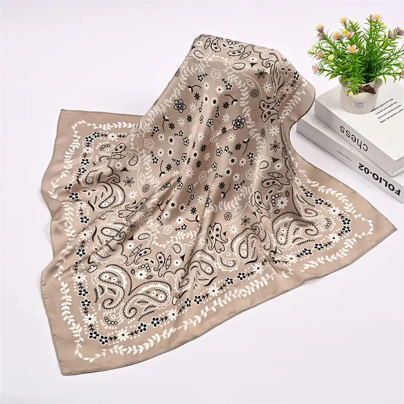Western Bandana Silk Scarf