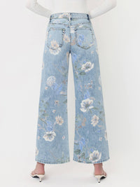 Vintage Floral Wide Leg Jean