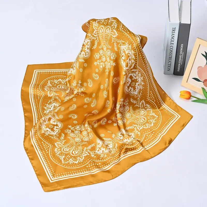 Western Bandana Silk Scarf