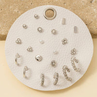 Assorted Stud And Hoop Earrings Set