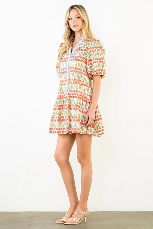 THML Geo Pattern Dress