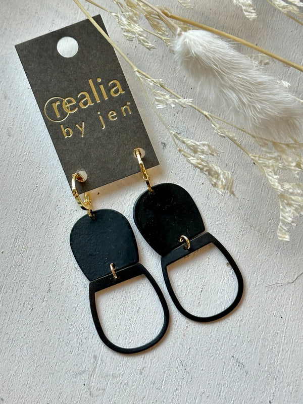 JEN Black/Gold Earrings
