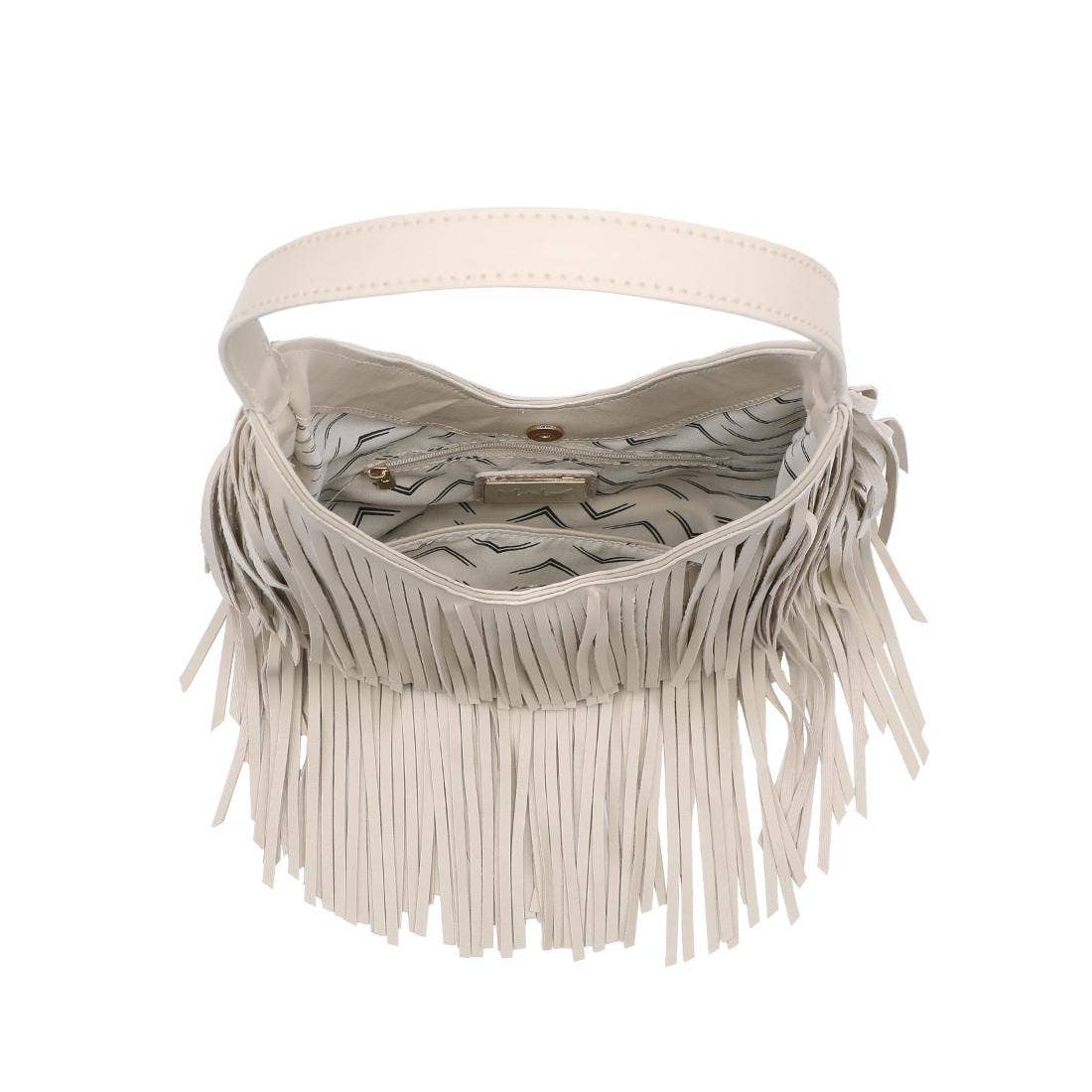 Stevie Hobo W/Fringe Cream