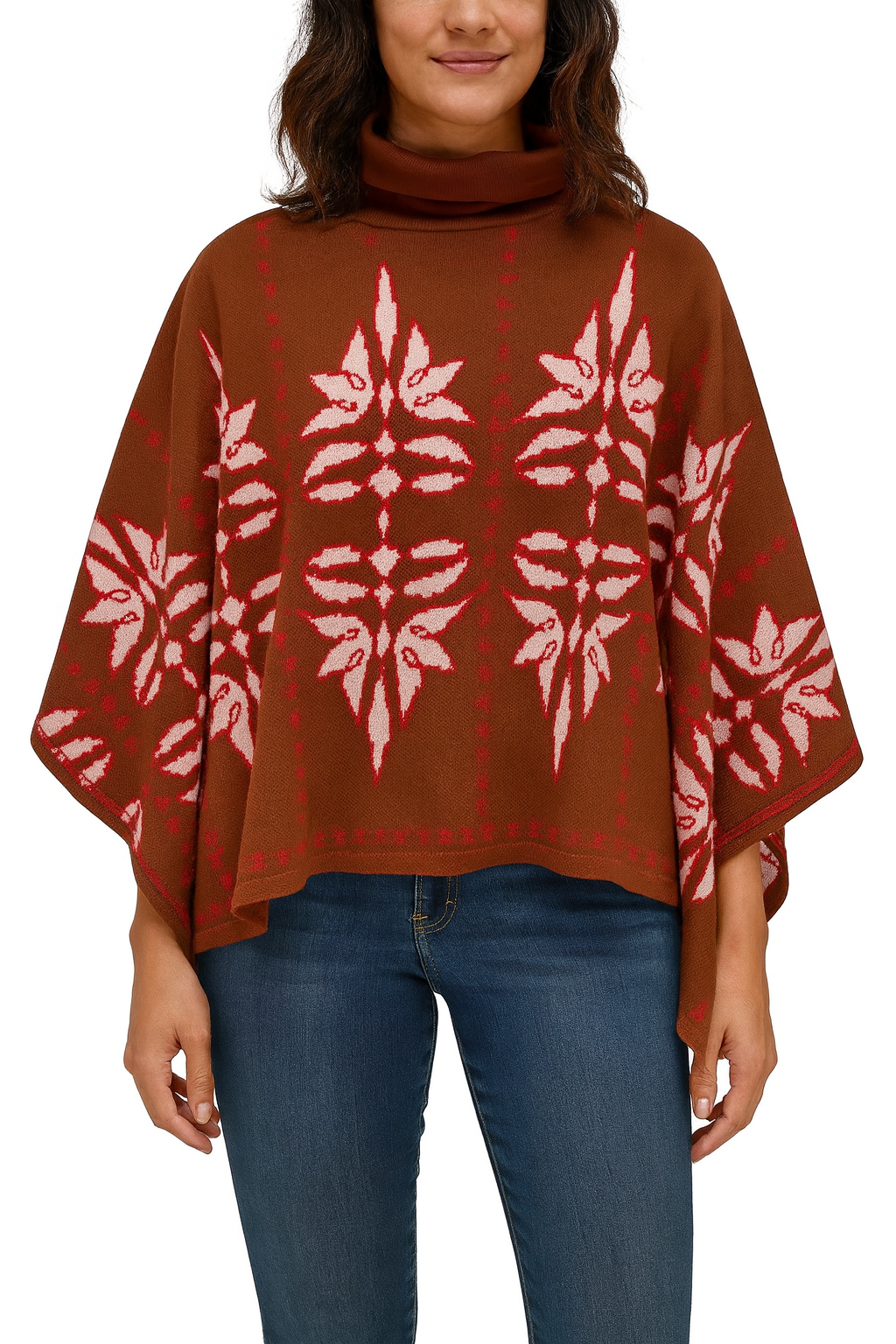 THML Patterned Poncho