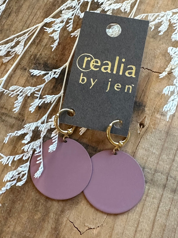 JEN Colored Disk Earring