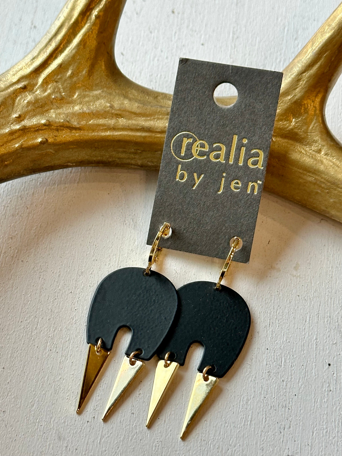 JEN Black/Gold Earrings