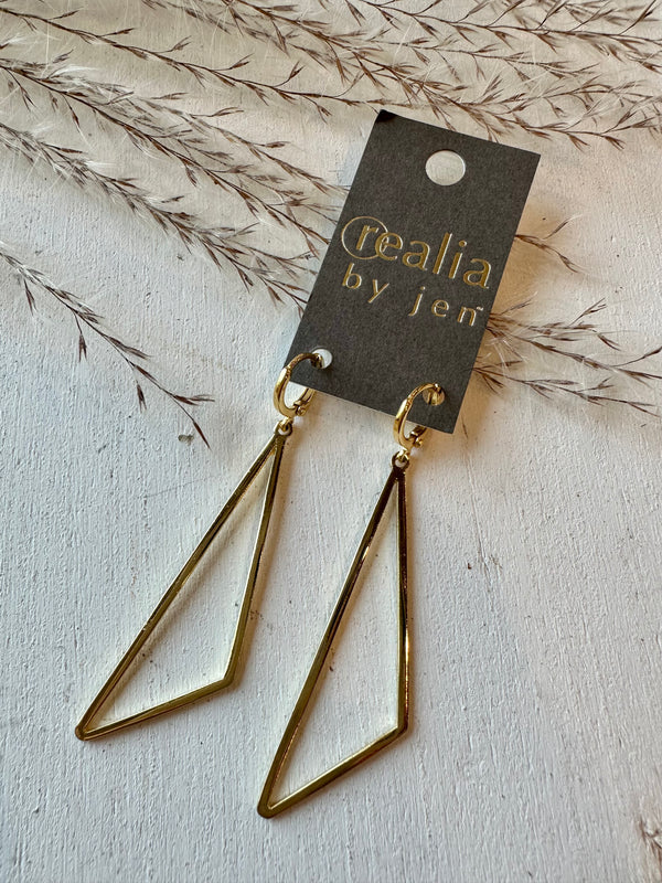 JEN Geo Gold Earrings