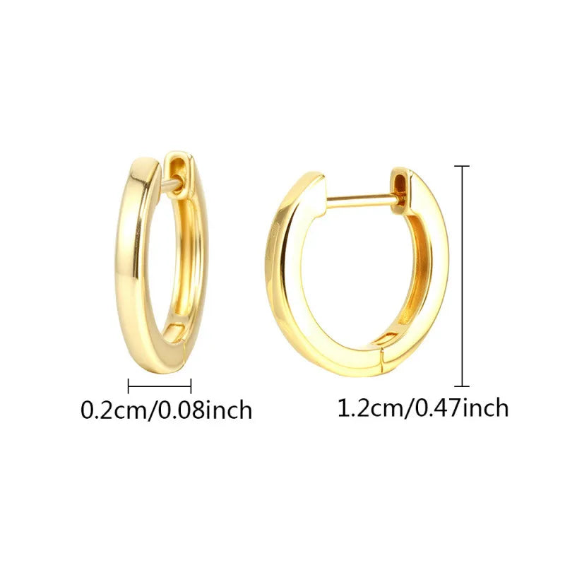 Fine Hinged Hoop Earring