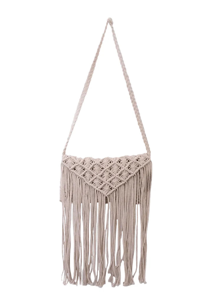 Macrame Fringe Crossbody