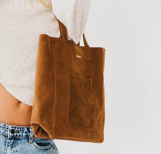 Dawn Suede Carryall Tote