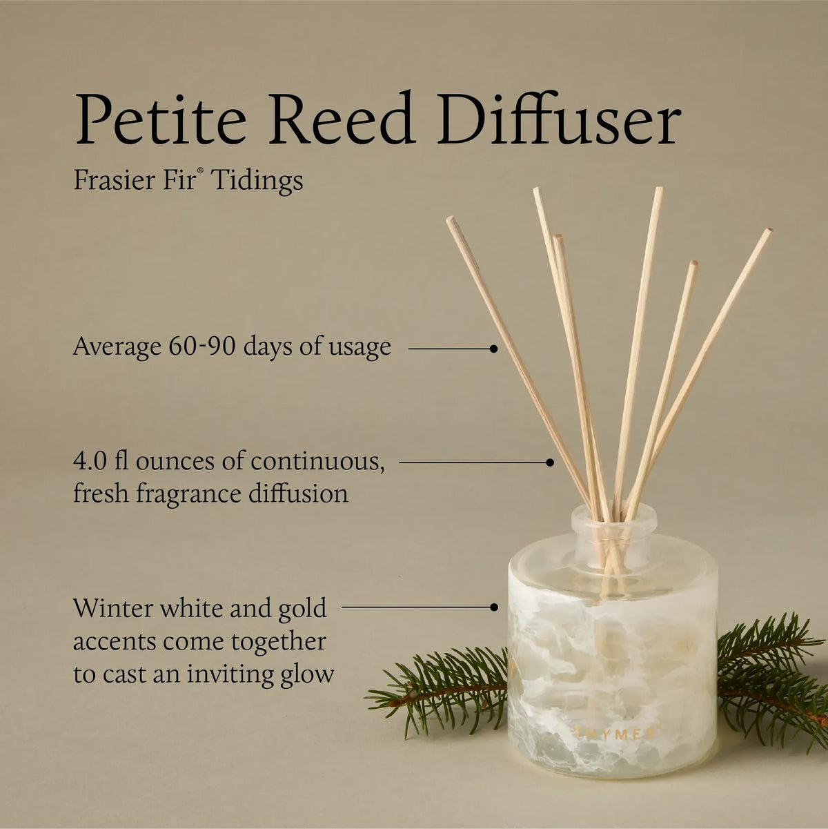 Frasier Fir Tidings Petite Reed Diffuser-4oz