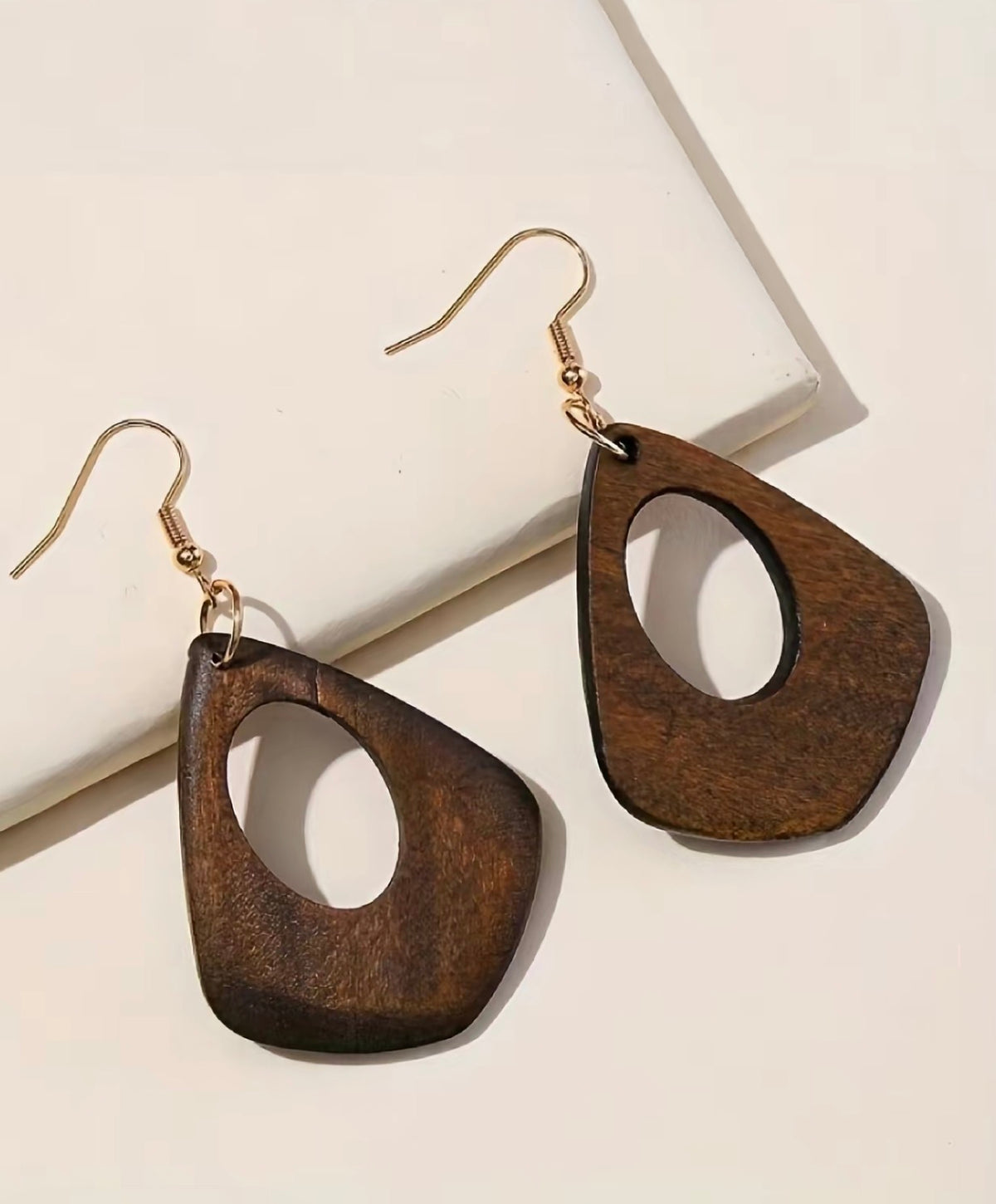 Wood Dangle Earrings
