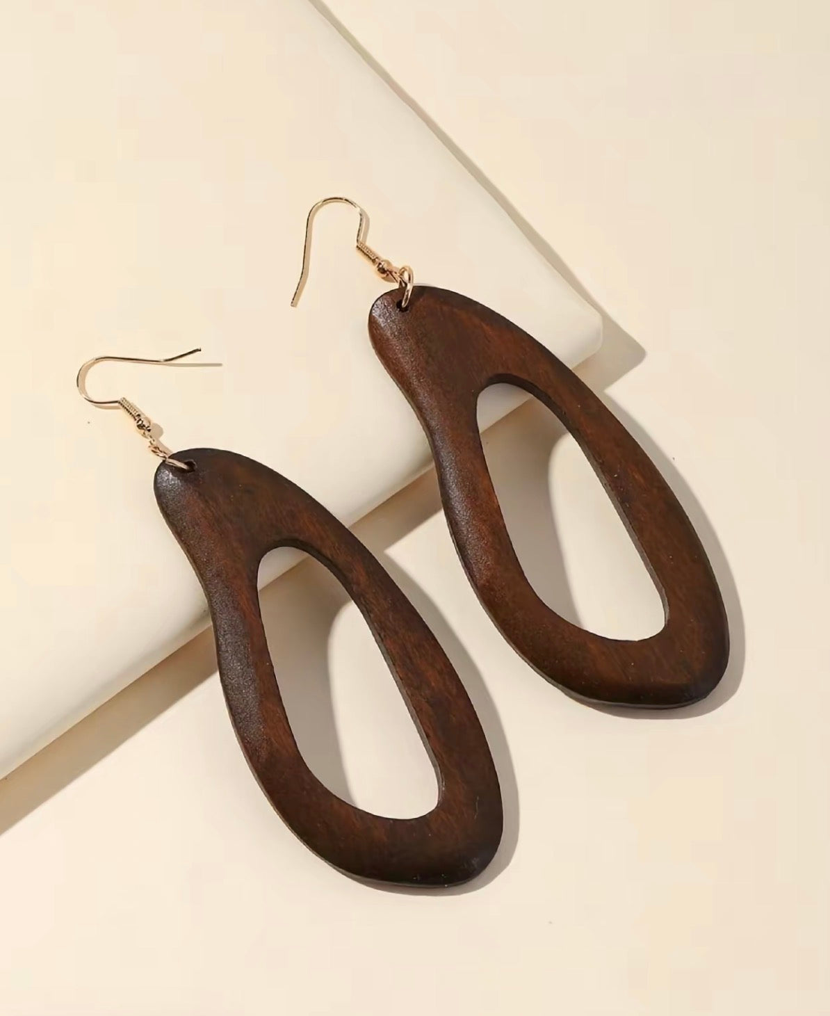 Wood Dangle Earrings
