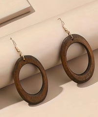 Wood Dangle Earrings