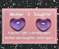 Mother/Daughter Pocket Heart Set