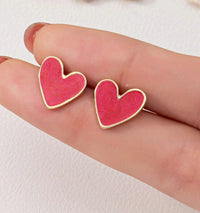 Heart Stud Earrings