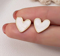 Heart Stud Earrings