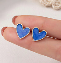 Heart Stud Earrings