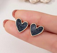 Heart Stud Earrings