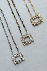 Chain W/Bling Rectangle
