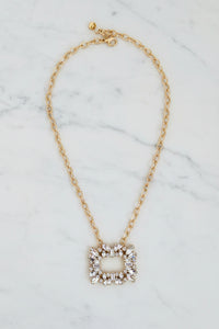 Chain W/Bling Rectangle