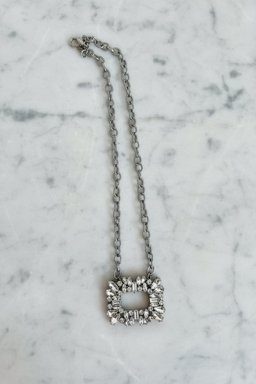 Chain W/Bling Rectangle