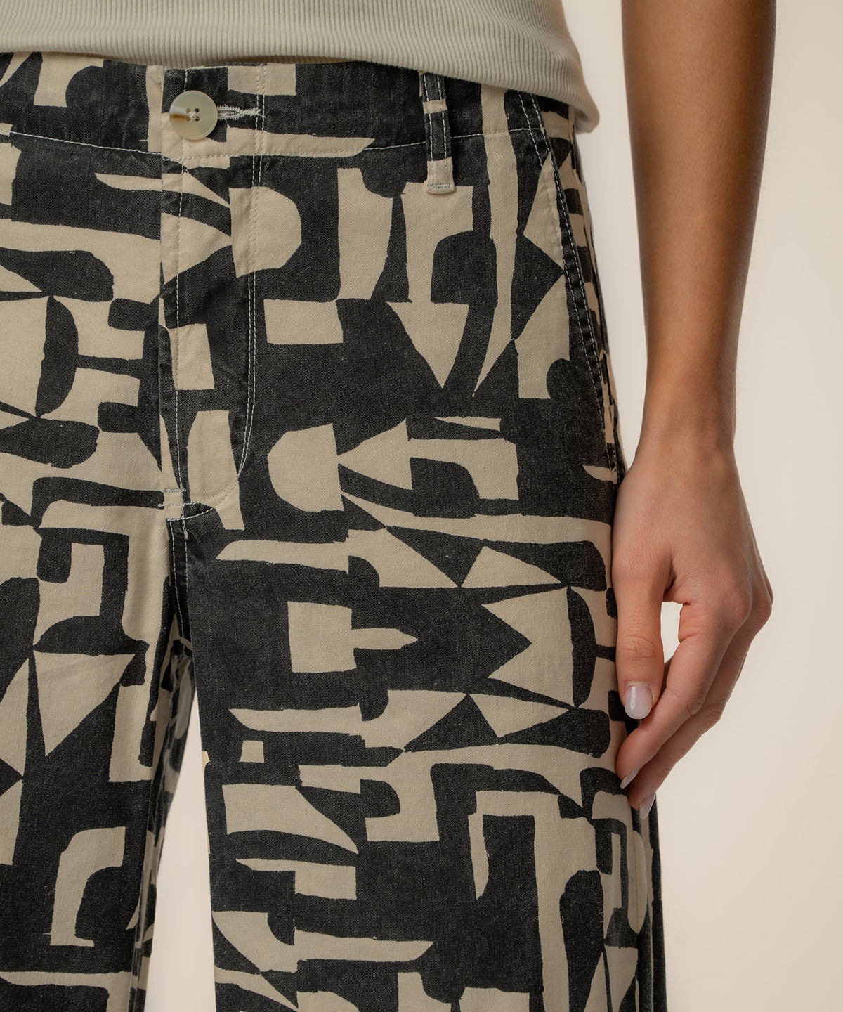Kut Meg Linen Wide Leg Pants