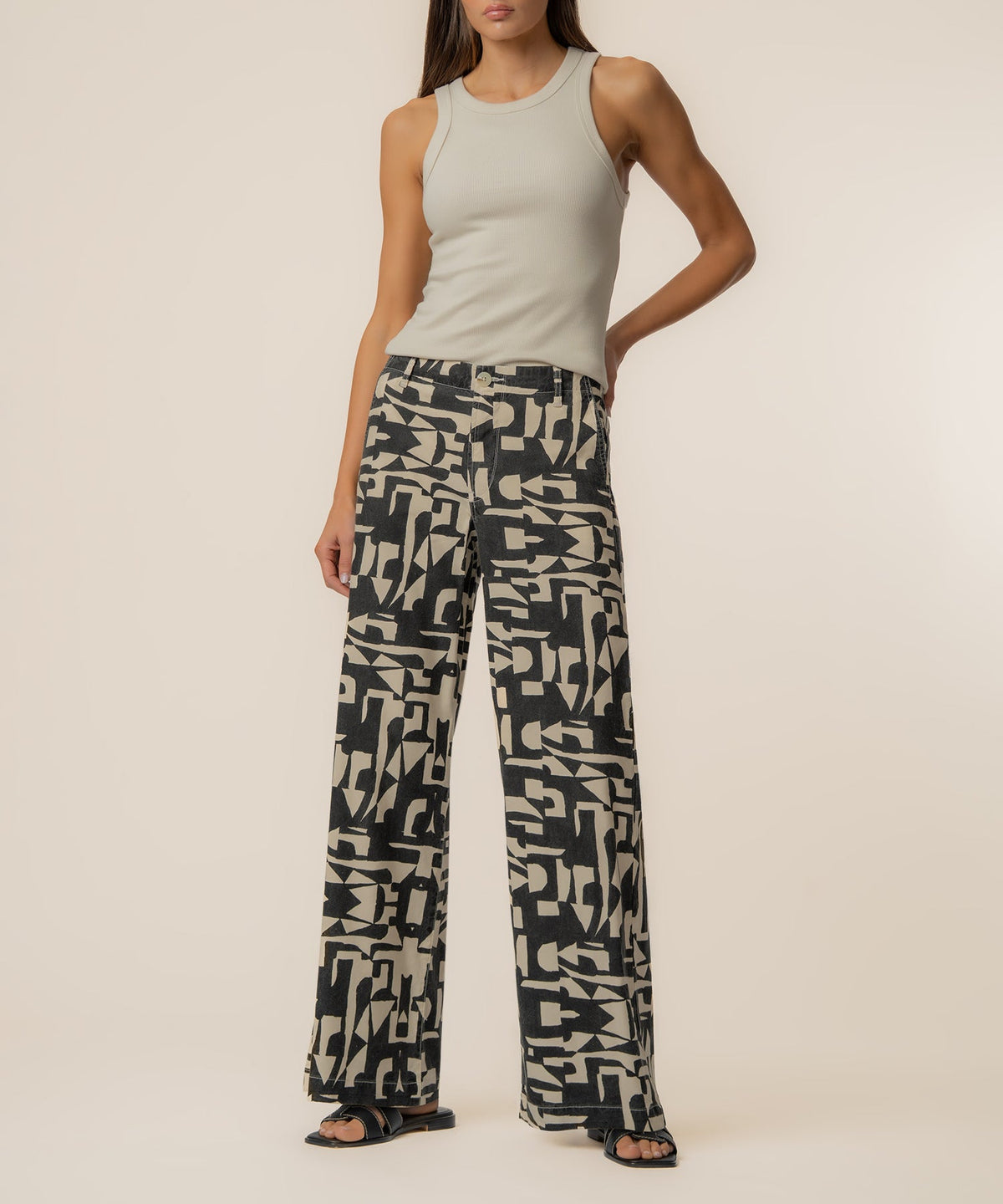 Kut Meg Linen Wide Leg Pants